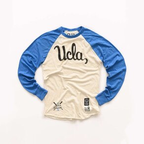 UCLA Jackie Robinson 1940 Script Raglan Long Sleeve T-Shirt